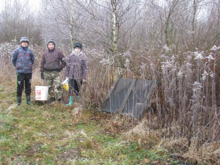 Dokarmianie przez młodzież Zespołu Szkół w Brzózie Królewskiej 26.12.2016  - 