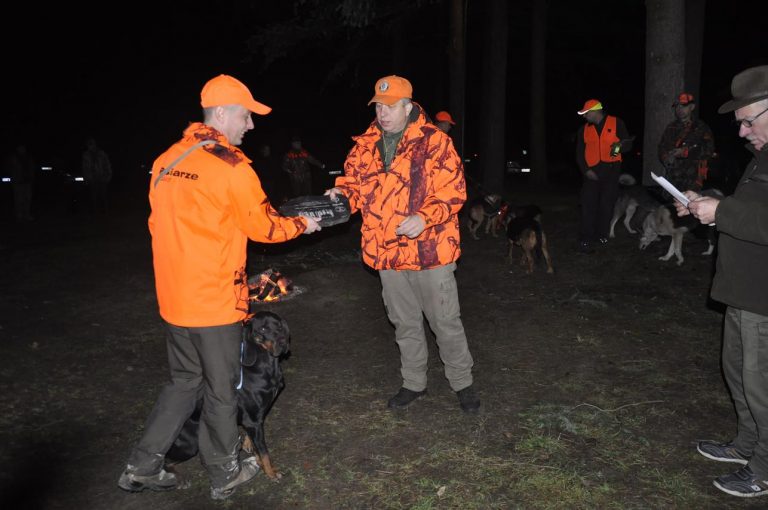 Międzynarodowy Konkurs Oceny Pracy Psów Dzikarzy w Naturalnych Warunkach 25.11.2017  - 