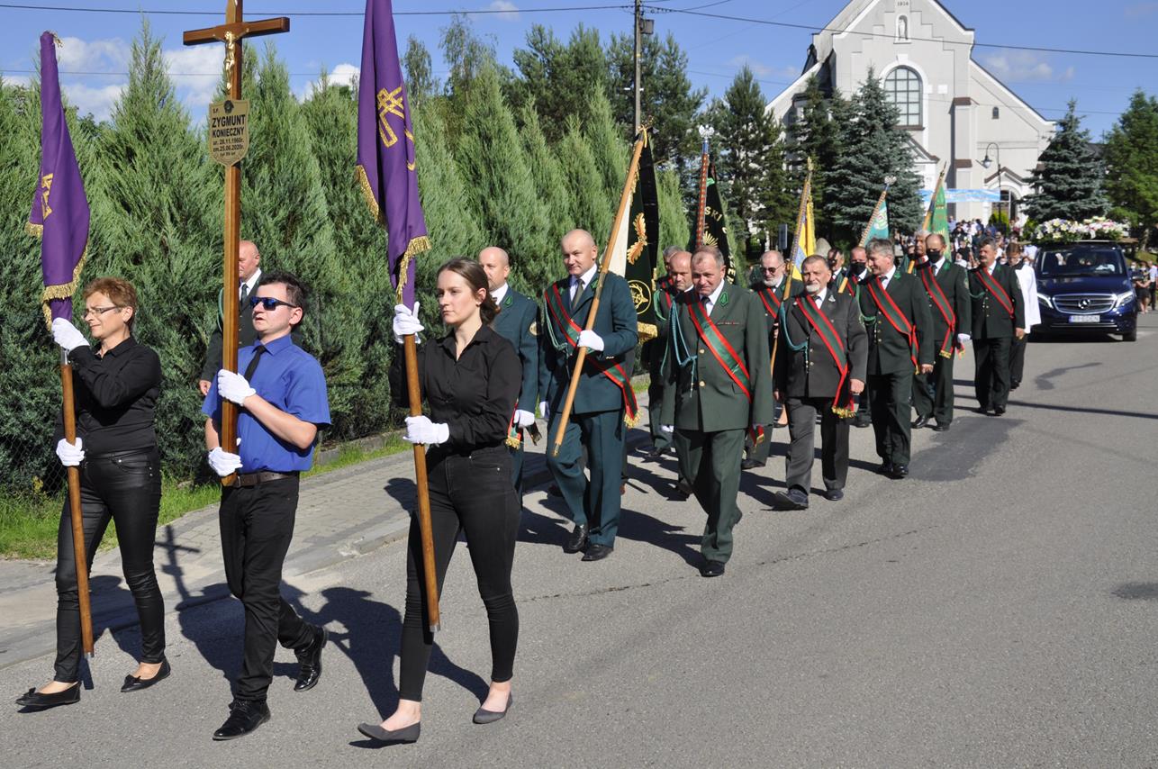 Ceremonia pogrzebowa Ś.P. Zygmunta Koniecznego 01.07.2020r.