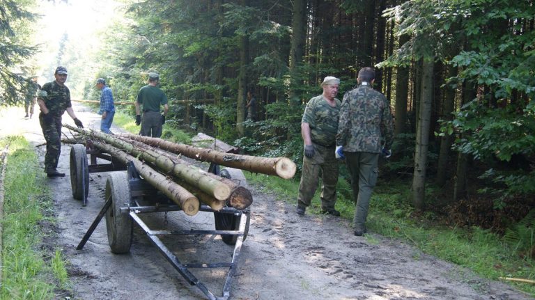 Akcja Koła – budowa ambon szwedzkich – 09.07.2011r.  - 