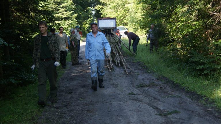 Akcja Koła – budowa ambon szwedzkich – 09.07.2011r.  - 