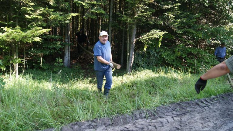 Akcja Koła – budowa ambon szwedzkich – 09.07.2011r.  - 