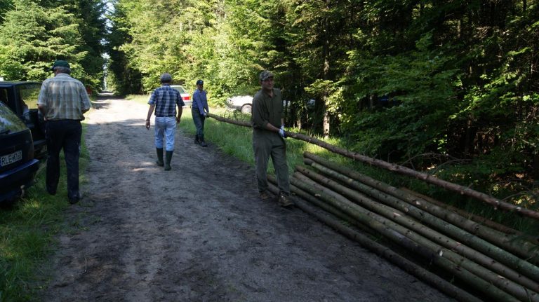 Akcja Koła – budowa ambon szwedzkich – 09.07.2011r.  - 