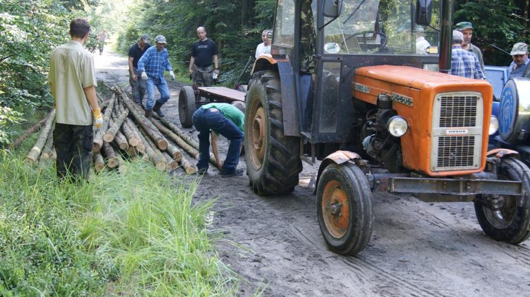 Akcja Koła – budowa ambon szwedzkich – 09.07.2011r.  - 