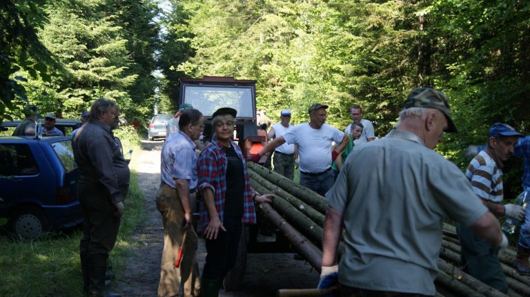 Akcja Koła – budowa ambon szwedzkich – 09.07.2011r.  - 