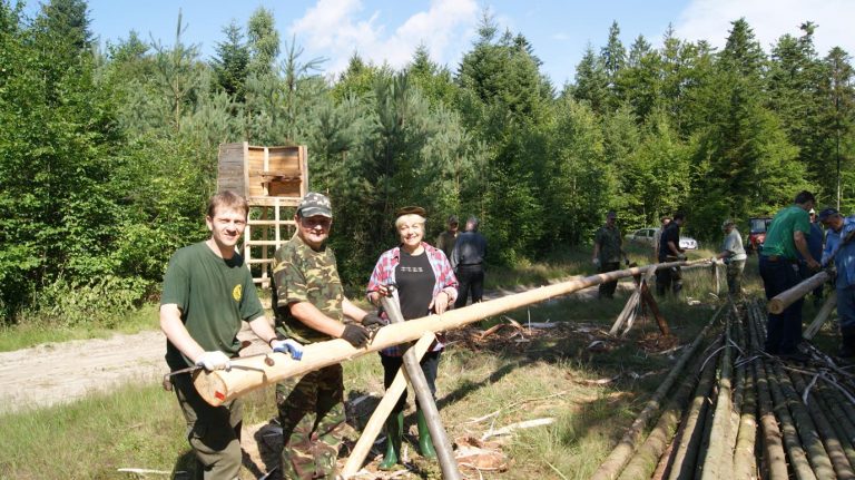 Akcja Koła – budowa ambon szwedzkich – 09.07.2011r.  - 