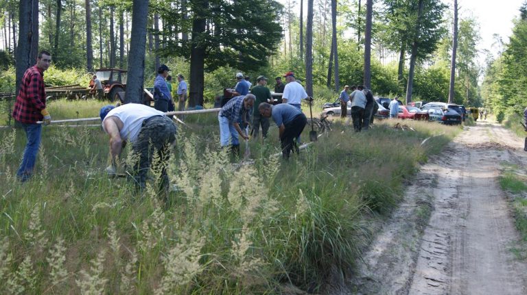 Akcja Koła – budowa ambon szwedzkich – 09.07.2011r.  - 