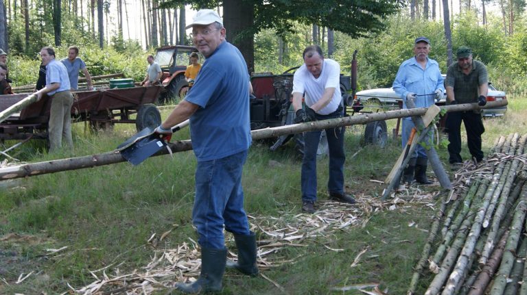 Akcja Koła – budowa ambon szwedzkich – 09.07.2011r.  - 