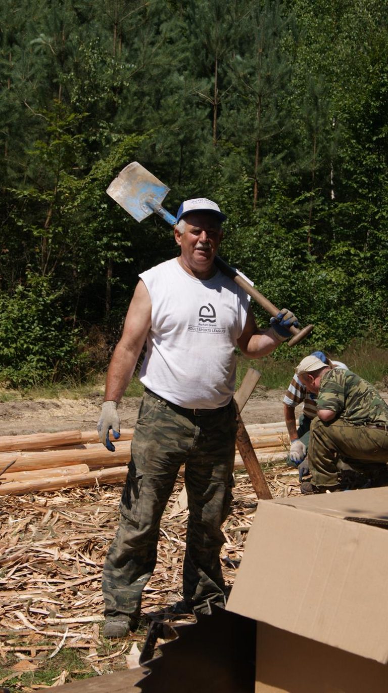 Akcja Koła – budowa ambon szwedzkich – 09.07.2011r.  - 