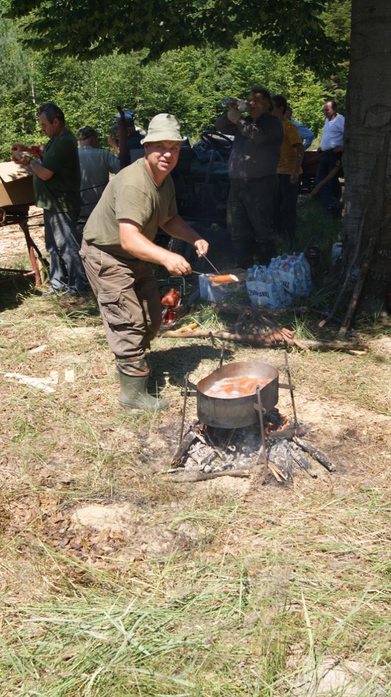 Akcja Koła – budowa ambon szwedzkich – 09.07.2011r.  - 