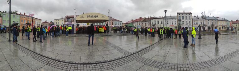 „Myśliwi razem z rolnikami” – protest.  - 