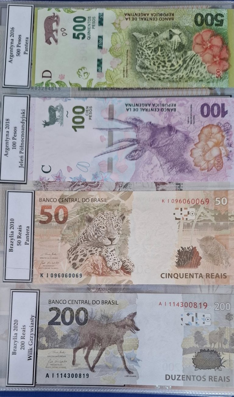 Kolekcja banknotów i monet  - 