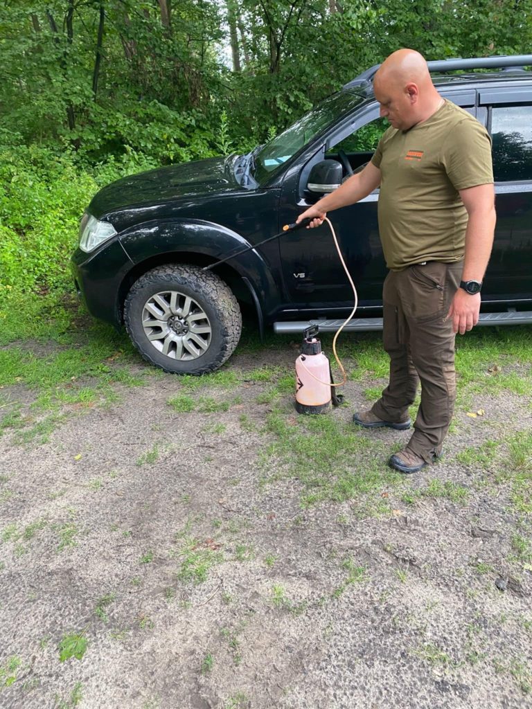 Akcja poszukiwania padłych dzików  - 